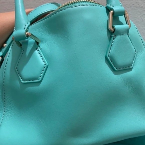 Kate spade turquoise blue satchel purse - Picture 5 of 10